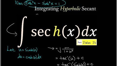 Integral of Hyperbolic Secant