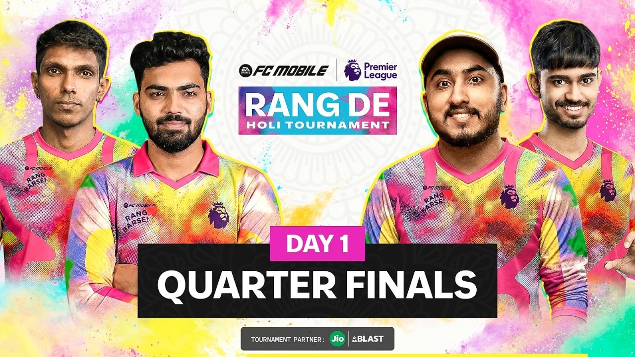 LIVE FROM EA FC MOBILE LAN | EA FC MOBILE rang de HOLI TOURNAMENT - WATCHPARTY!