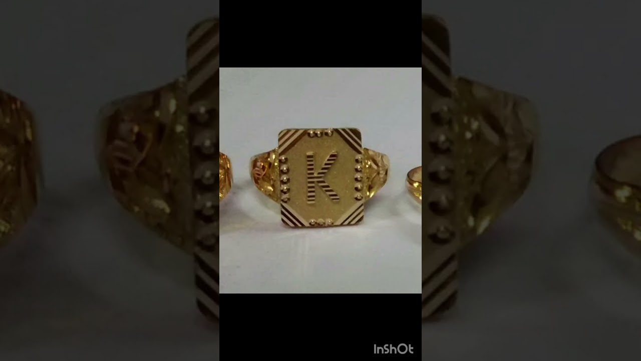 latest name ring design goldRing Designs and gold  Enamel Ring modal