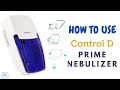 Control D Prime Nebulizer with Storage - How to use with Child &amp; Adult Mask