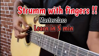 how to strumming with fingers|sandeep mehra screenshot 5