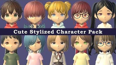 Cute Stylized Character Pack