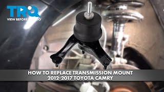 How to Replace Transmission Mount 2012-2017 Toyota Camry