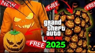 GTA V ONLINE COLETANDO TODAS AS 200 ABÓBORAS NO GTA V ONLINE🔦Jack o&#39; lantern dlc halloween🎃2025