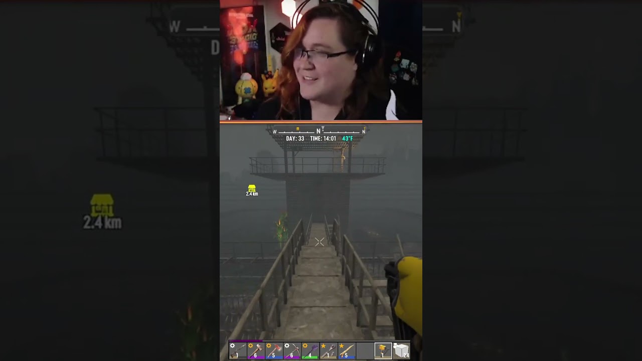 Instant Karma in 7 Days comes swiftly lol | #shorts #twitch #funny #gaming #7DaysToDie