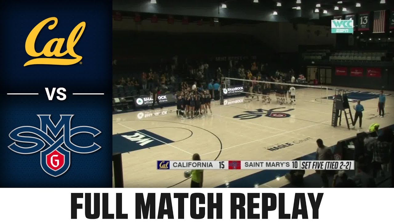 Cal vs. Saint Mary's Full Match Replay | 2024 ACC Volleyball