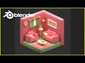 Blender 3d beginner tutorial smooth 3d living room