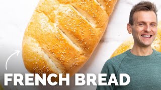 Easy French Bread Recipe (AmericanStyle) | Bread has never been this easy!