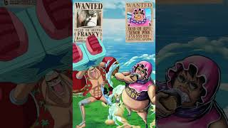 Wellerman [] Franky and his enemy for every Bounty 👒 #onepiece #anime #wanted #franky
