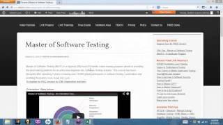 Master of Software Testing FAQ Session ITeLearn.com software testing course certification