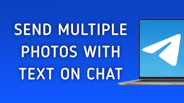 How To Send Multiple Photos With Text On Telegram Chat On PC (New Update)