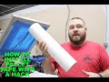 HOW TO PUT PALLET TAPE ON WITH A HACK