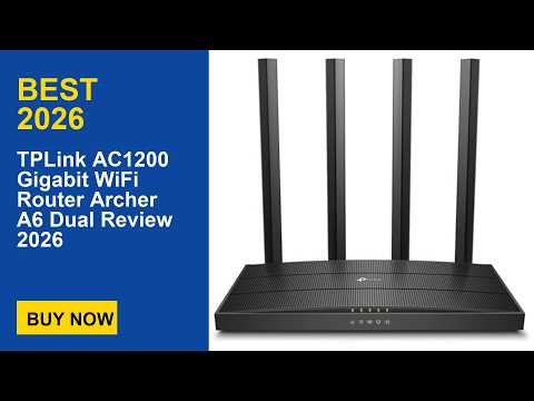 Video TPLink AC1200 Gigabit WiFi Router Archer A6 Dual Review 2026