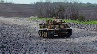 German Tiger tank RC Henglong 4K