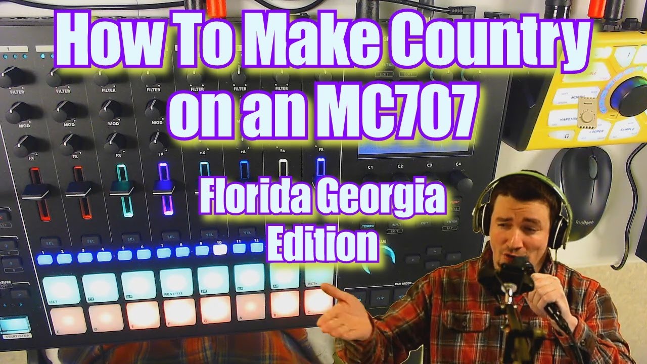 HOW TO MAKE COUNTRY MUSIC ON AN MC707 GROOVEBOX YouTube