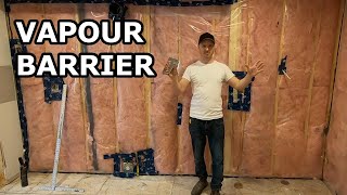 How to Install Vapour Barrier / Retarder (Vapor for my Neighbours in the US of A)