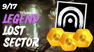 Today's Legend Lost Sector (9/17) - How to get Exotics in Destiny 2