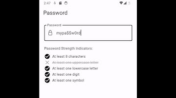 Flutter Password Validation #flutter #dart #tutorial #ui