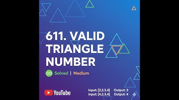 Valid Triangle Number | LeetCode 611 | Easy Explanation with Code | Best Interview Prep