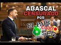 El discurso de Santiago Abascal censurado por las televisiones