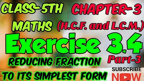 #Maths Class-5th,Chapter-3(H.C.F and L.C.M.) Exercise 3.4(Part-3) Evergreen Publication