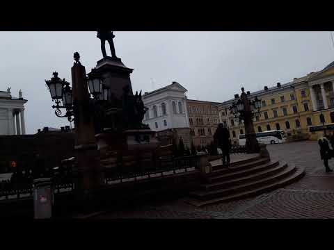 Сенатская площадь в Хельсинки. Senate Square in Helsinki