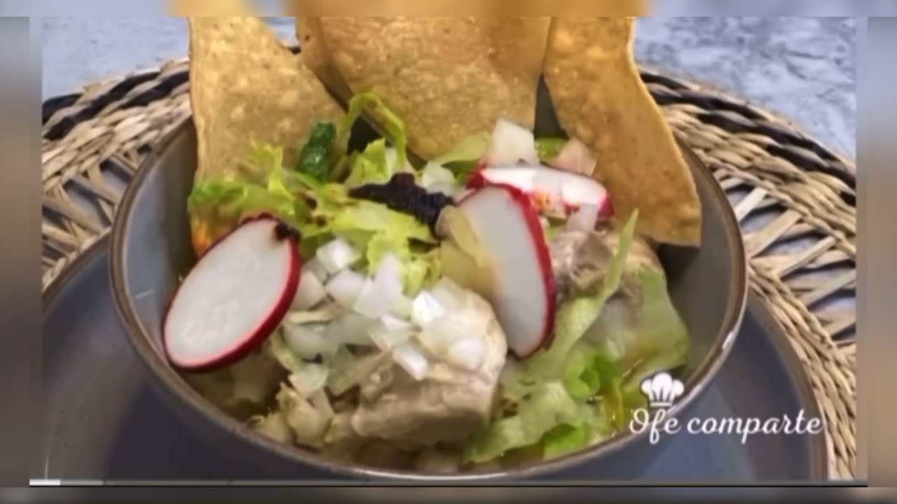 Простой в приготовлении зеленый позоле!!