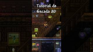 ESCADA 3D no #terraria #tutorial #build #construção