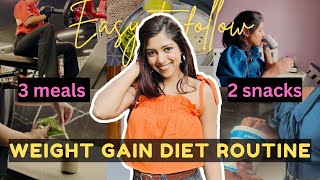 WHAT I EAT IN A DAY 😋 My Full Diet Routine For Weight Gain 🤩
