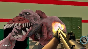 Zombie Evil Horror 1 Scary Office FPS - Android Gameplay Walkthrough | Part 4