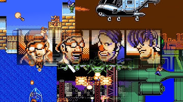 CONTRA FORCE on Game Maker: 6 Stages per 1 Continue - Walkthrough