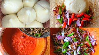 How to prepare Akple(ewordeme) with abobi tadi ll abobi tadi recipe