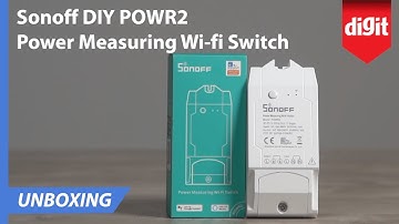 Sonoff DIY POWR2 Power Measuring Wi-fi Switch Unboxing