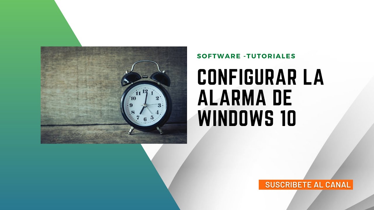 ▷ Configurar la alarma de Windows 10 ⏰ configurar reloj ▷ alarma y zona  horaria en Windows 10 - YouTube