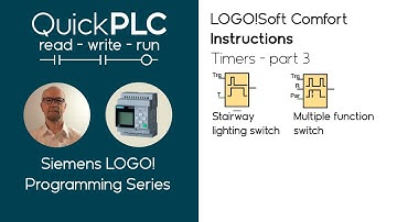 LOGO! Timers 3 | Stairway lighting | Multiple function | Siemens PLC programming