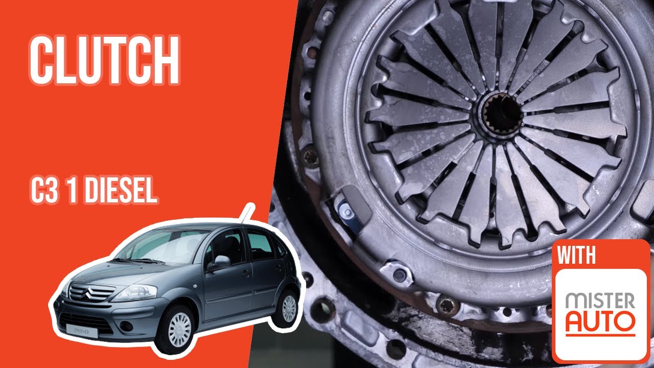 How to replace the Clutch Kit C3 mk1 1.4 HDI 🚗