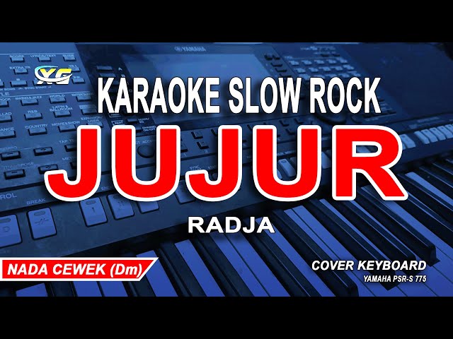 Jujur - Radja Karaoke pop (Nada Wanita) class=
