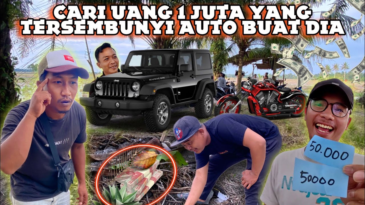 Lomba Main Petak Umpet Uang 1 Juta di Sawah