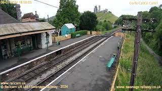 Corfe Castle Station1  Swanage Railway | Railcam UK