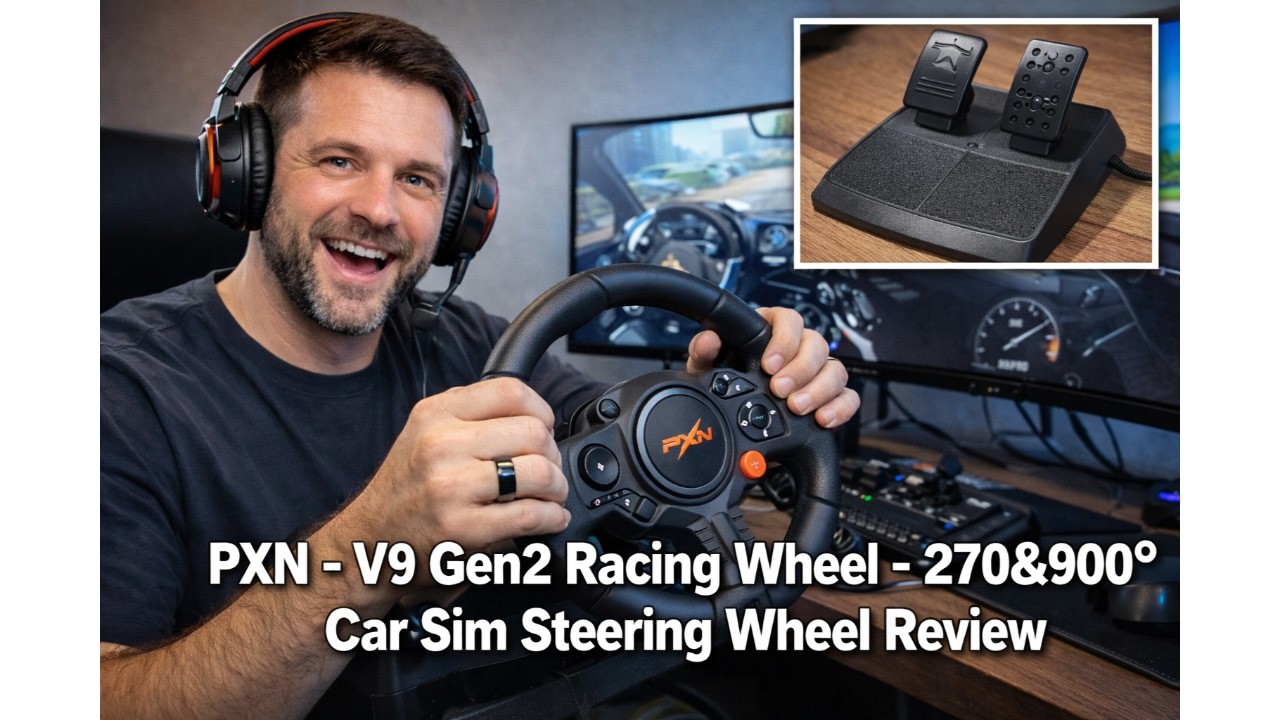 🏎️ PXN V9 Gen2 Racing Wheel 270°/900° Review – Worth It Before You Buy ...
