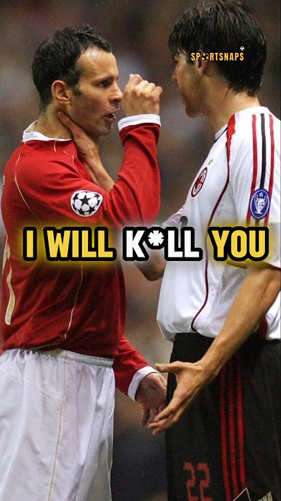 When Kaká and Gattuso shocked Giggs at Old Trafford 😯🥺 #shorts