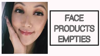 FACE PRODUCTS EMPTIES AND DECEMBER GIVEAWAYS (SARAH KWAK) #giveaway #makeup