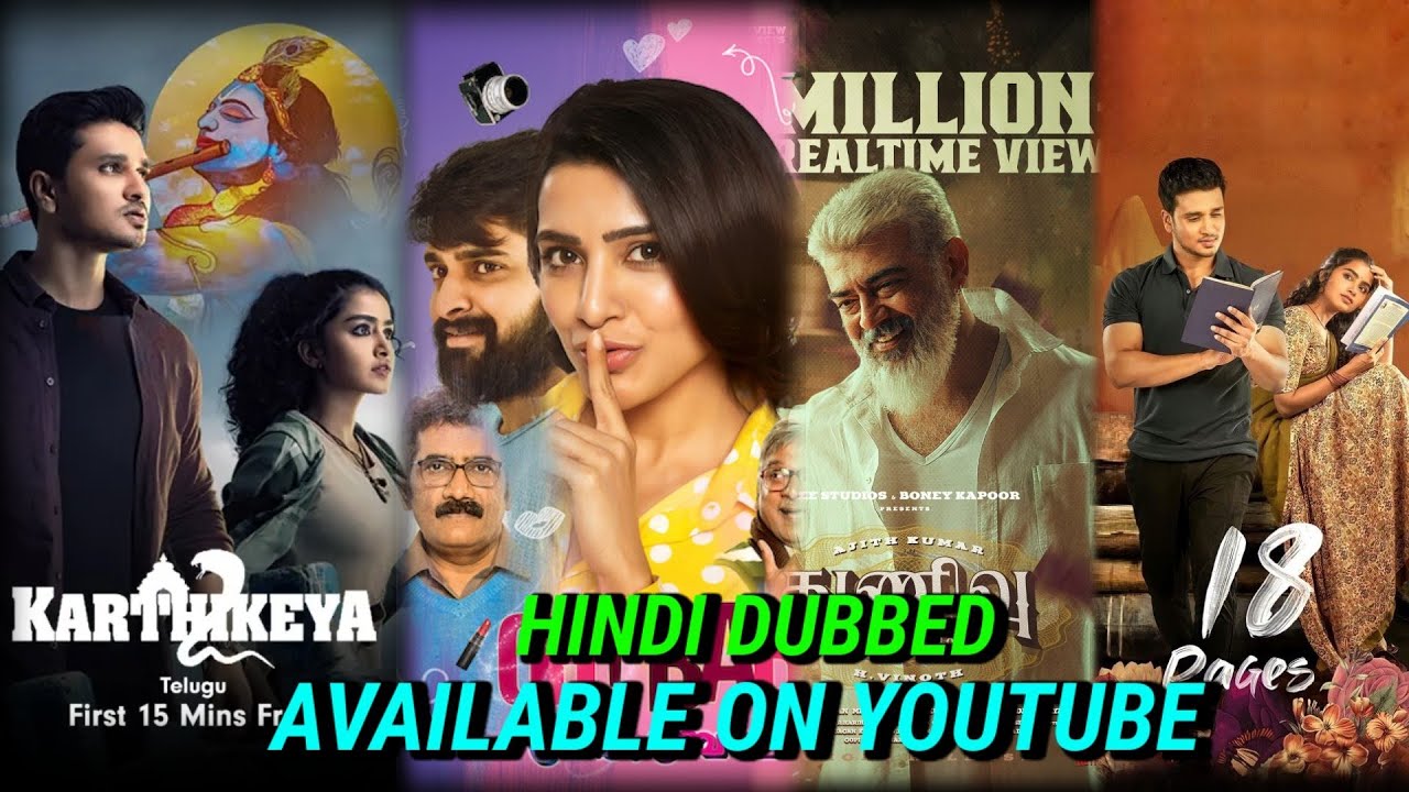 Top 5 New South Hindi Dubbed Movies Available On YouTube | 18 Pages ...