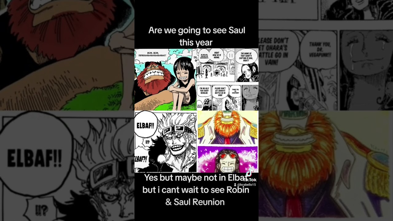 Nico Robin & Saul Reunion 