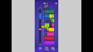 Loop master color jam sort level 628 solution for gameplay