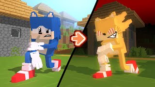 FNF Character Test | Gameplay VS Minecraft Animation | Fleetway Sonic