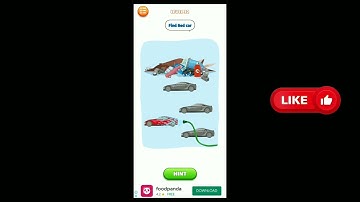 Brain Story Tricky Puzzle Level 32 Find Red car