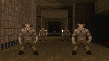 Brutal Doom realism: Chillax map02 all kills & secrets in 18:27 (v21 tactical hard realism)