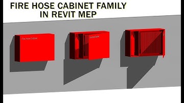 Fire Hose Cabinet Family Creation in Revit | #firefighting #revitmep #revit