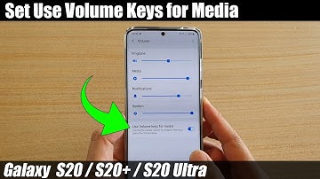 Galaxy S20/S20+: How to Set Use Volume Keys for Media